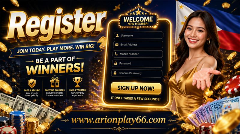 Register on ArionPlay